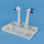 Hinged vented travel case holding six Oral-B replacement brush heads, view 5
