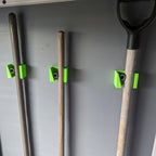 Gravity broom holder wall mount for 21-28mm tool handles, view 6