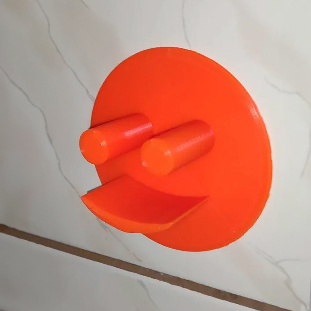 Wall mounted sponge holder for Scrub Daddy and Scrub Mommy sponges, view 4